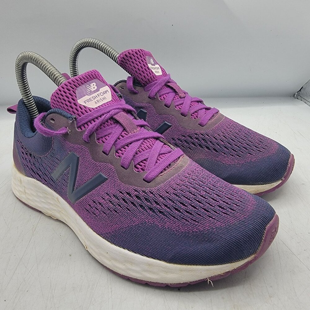 New Balance Fresh Foam Arishi v3 Womens Size 6.5 Purple Running Shoes WARISCR3